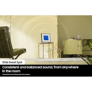 Samsung Music Frame Wireless Smart Speaker 2 Channel - Black | HW-LS60D