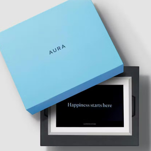 Aura Carver 10.1 Inch  WiFi Digital Photo Picture Frame - Matt Clay | AF905-MWHT