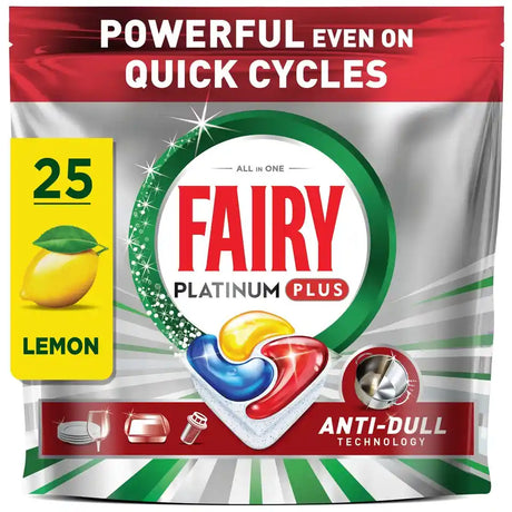 Fairy Platinum Plus Dishwasher Tablets 25 Capsules