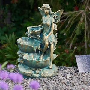Smart Solar Garden Water Feature - Fairy Falls Cascade | 1180005