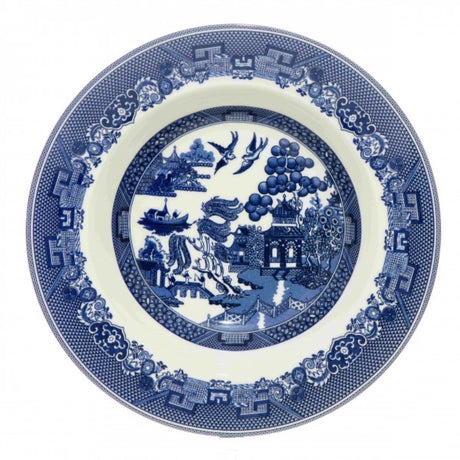 Dunlevy Blue Willow Soup Plate 22cm