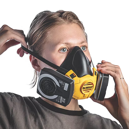 Dewalt Respiration P3 Half Mask Respirator | DWR1HMMP3