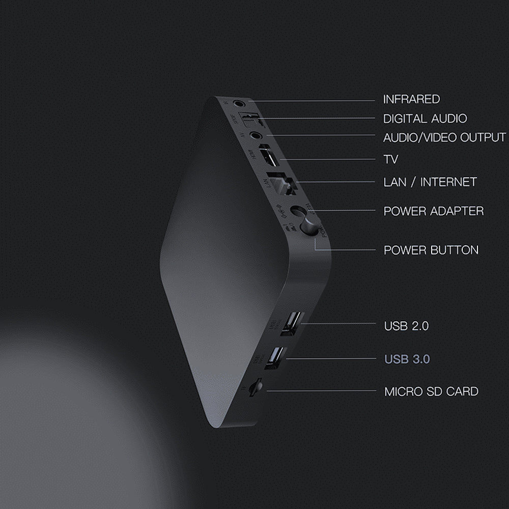 Strong Leap-S1 4K Ultra HD HDR Android Smart TV Box - Black | LEAP-S1UK