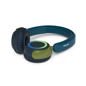 Philips Kids Wireless Lightup Headphones - Blue / Green | TAK4200CT/00