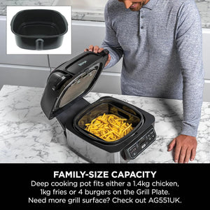 Ninja Health Grill & Air Fryer - Black | AG301UK