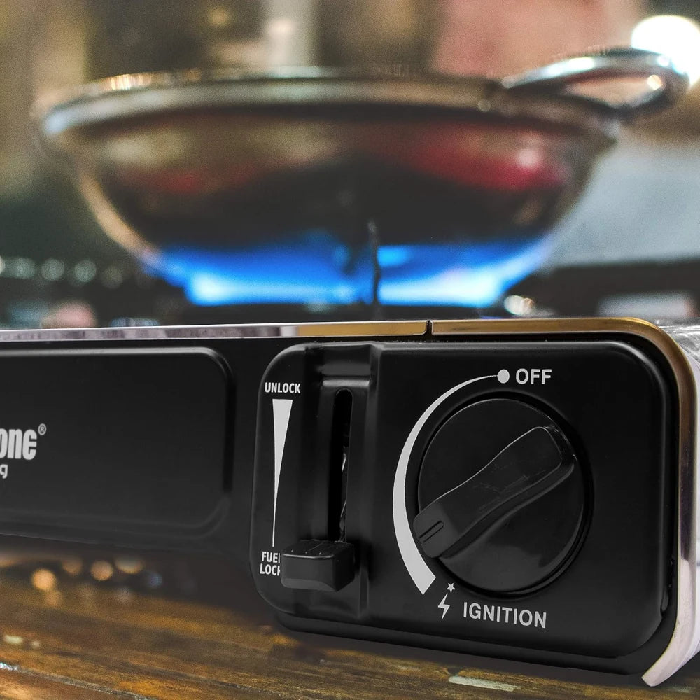 Milestone Single Burner Portable Gas Camping / Fishing Stove | 18949