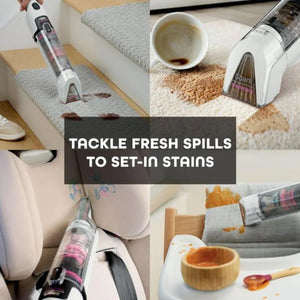 Shark StainForce Stain Destroyer Cordless Spot Cleaner - White | HX100UKT