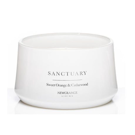 Newgrange Living Luxury 3 Wick Candle - Sanctuary Sweet Orange and Cedarwood