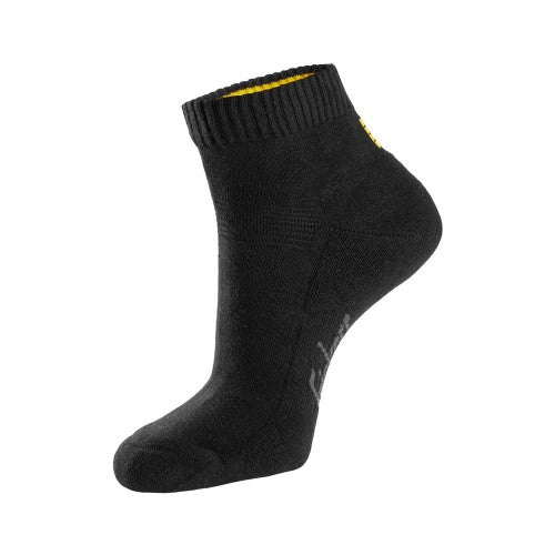 Snickers 9221 Cotton Low Socks 3 Pack - Black