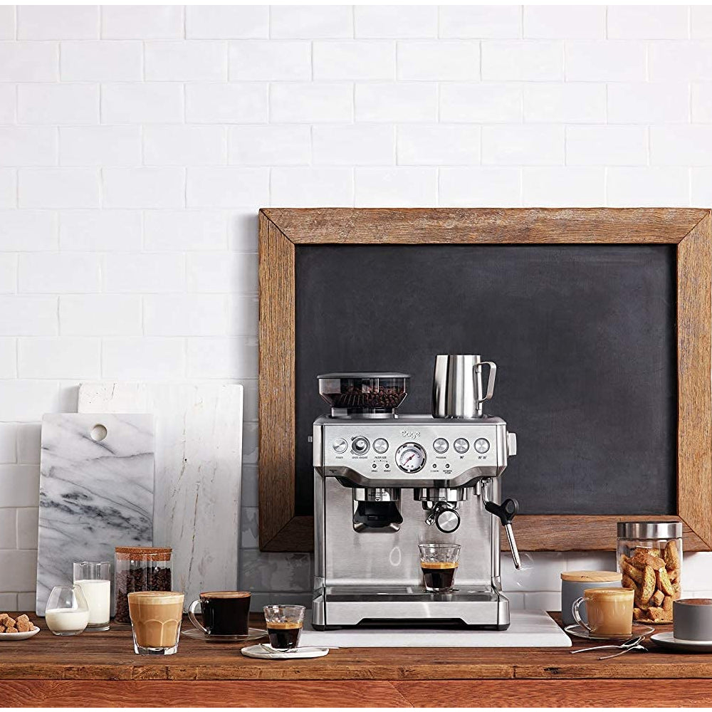 Sage The Barista Express Espresso Coffee Machine Brushed Stainless S Heavins
