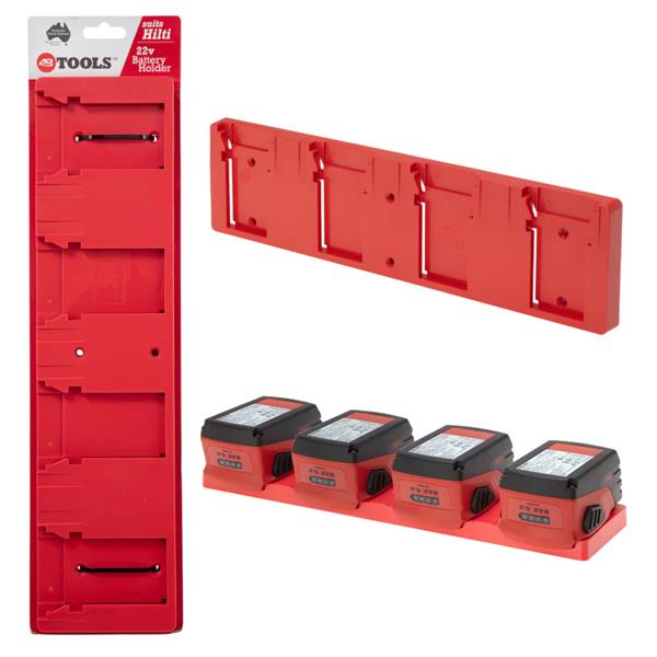 48 Tools Wall Mount Battery Holder to Suit Hilti