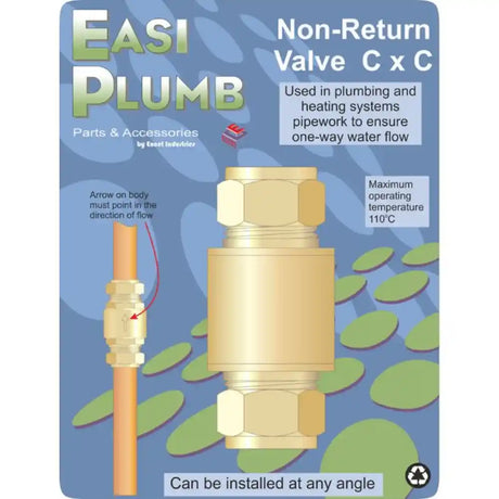 Easi Plumb 3/4" C x C Non Return Valve | EP34NRVC
