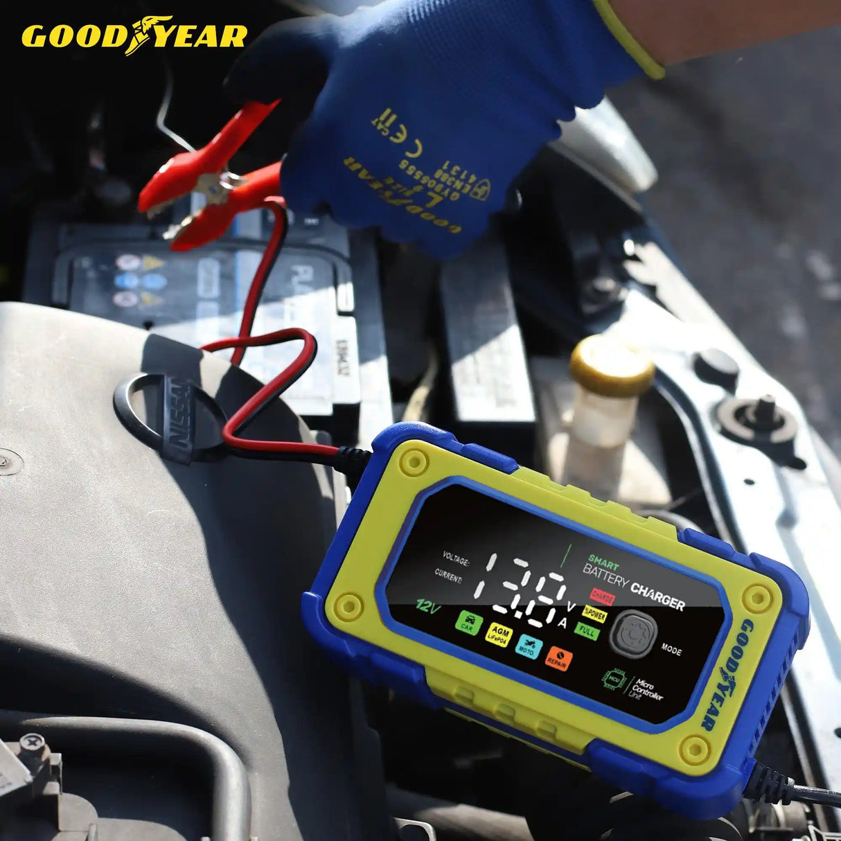 Goodyear 12v 7amp Smart Battery Starter | DEKT901041