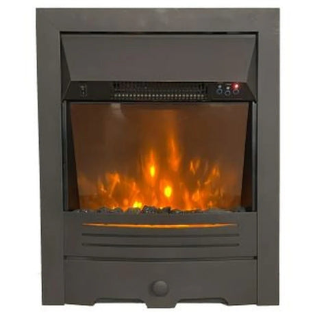 Heat Design 16 Inch Electric Insert Fire 1.9KW - Black