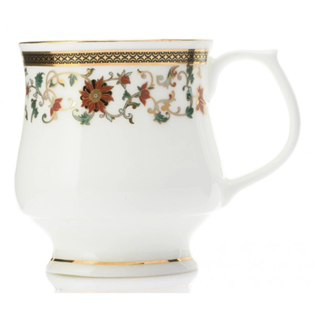 Dunlevy Windsor Dove Shape Floral Bone China Mug