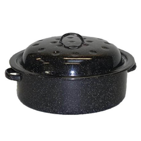 Falcon 26cm Enamel Covered Roaster - Black&nbsp;