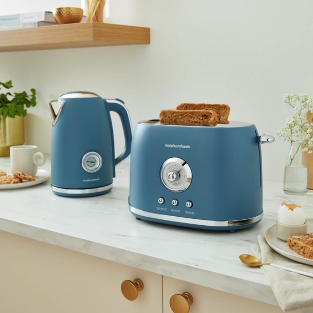 Morphy Richards 1.7 Litre Boutique Kettle - Thunder Blue | 980598