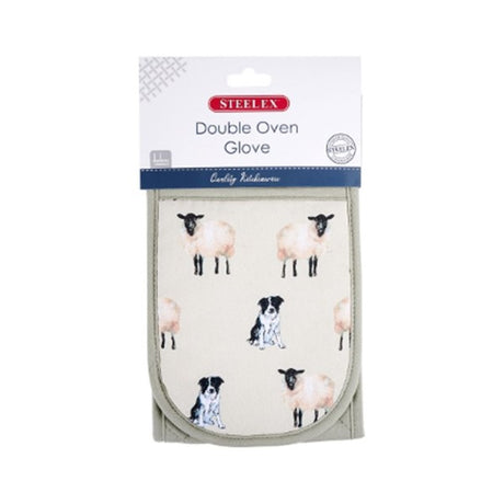 Steelex Double Oven Glove - Collie and Sheep | TX4000CS