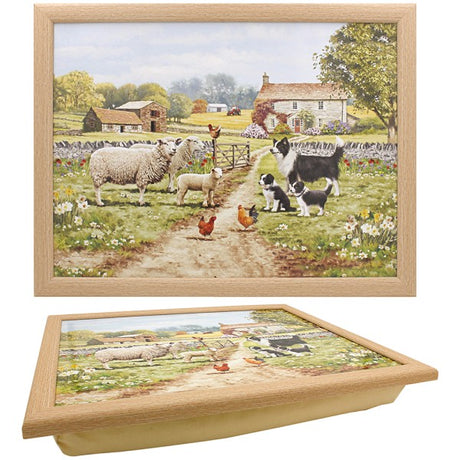 Dunlevy Collie Sheep Laptray | PG6850