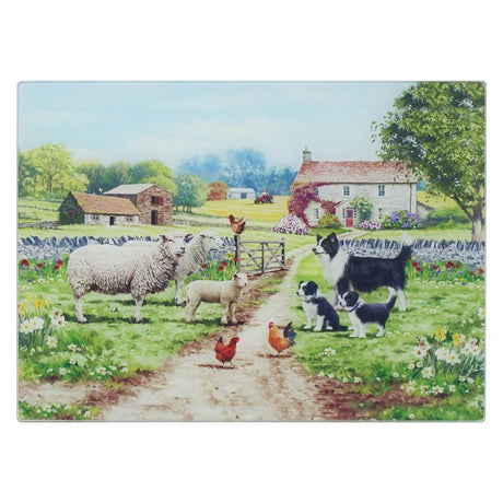 Dunlevy Collie Sheepo Glass Worktop Saver | PG6851