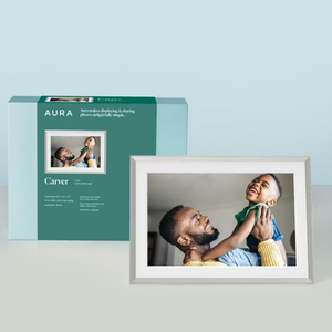 Aura Carver 10.1 Inch  WiFi Digital Photo Picture Frame - Matt Clay | AF905-MWHT