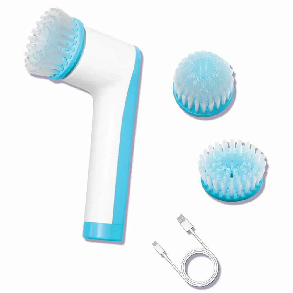 JML Scrub Buddi Electric Cleaning Brush - White and Blue | A002330