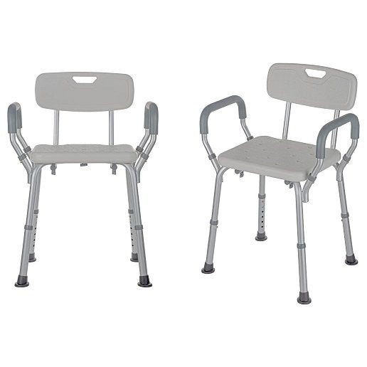 Assist Shower Chair with Handles and Back Rest | A15401
