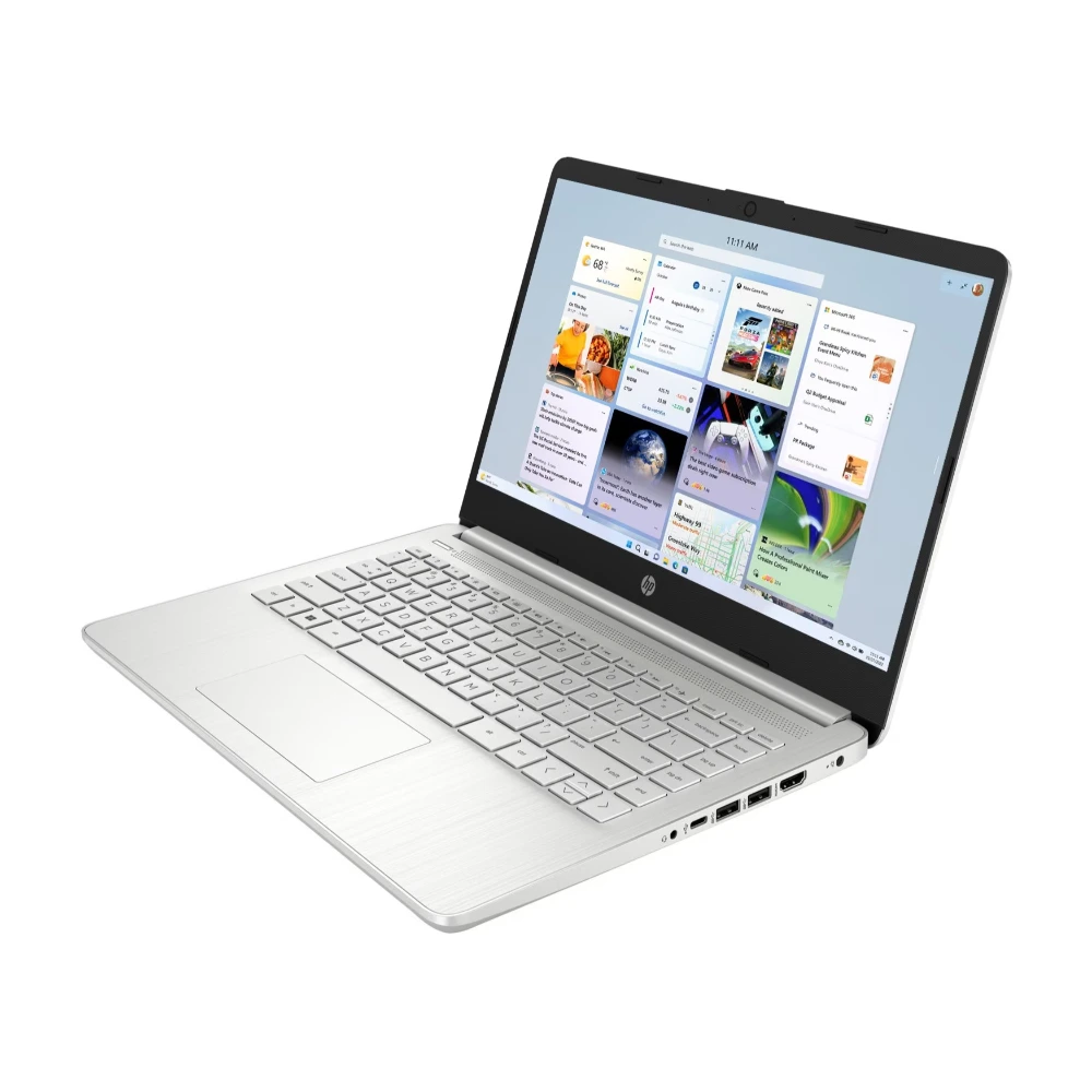 HP Intel Core i3 i3-1215U Laptop 4GB RAM 128GB SSD - Silver | 14s-DQ5013NA