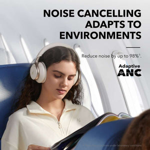 Soundcore Space One Over Ear Active Noise Cancelling Headphones - White | A3035G21