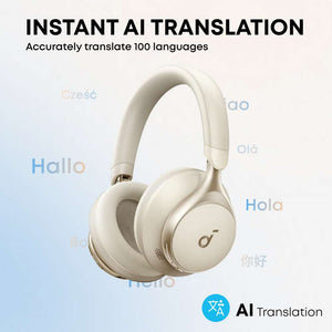 Soundcore Space One Over Ear Active Noise Cancelling Headphones - White | A3035G21