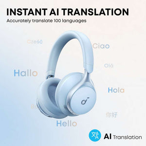 Soundcore Space One Over Ear Active Noise Cancelling Headphones - Blue | A3035G31