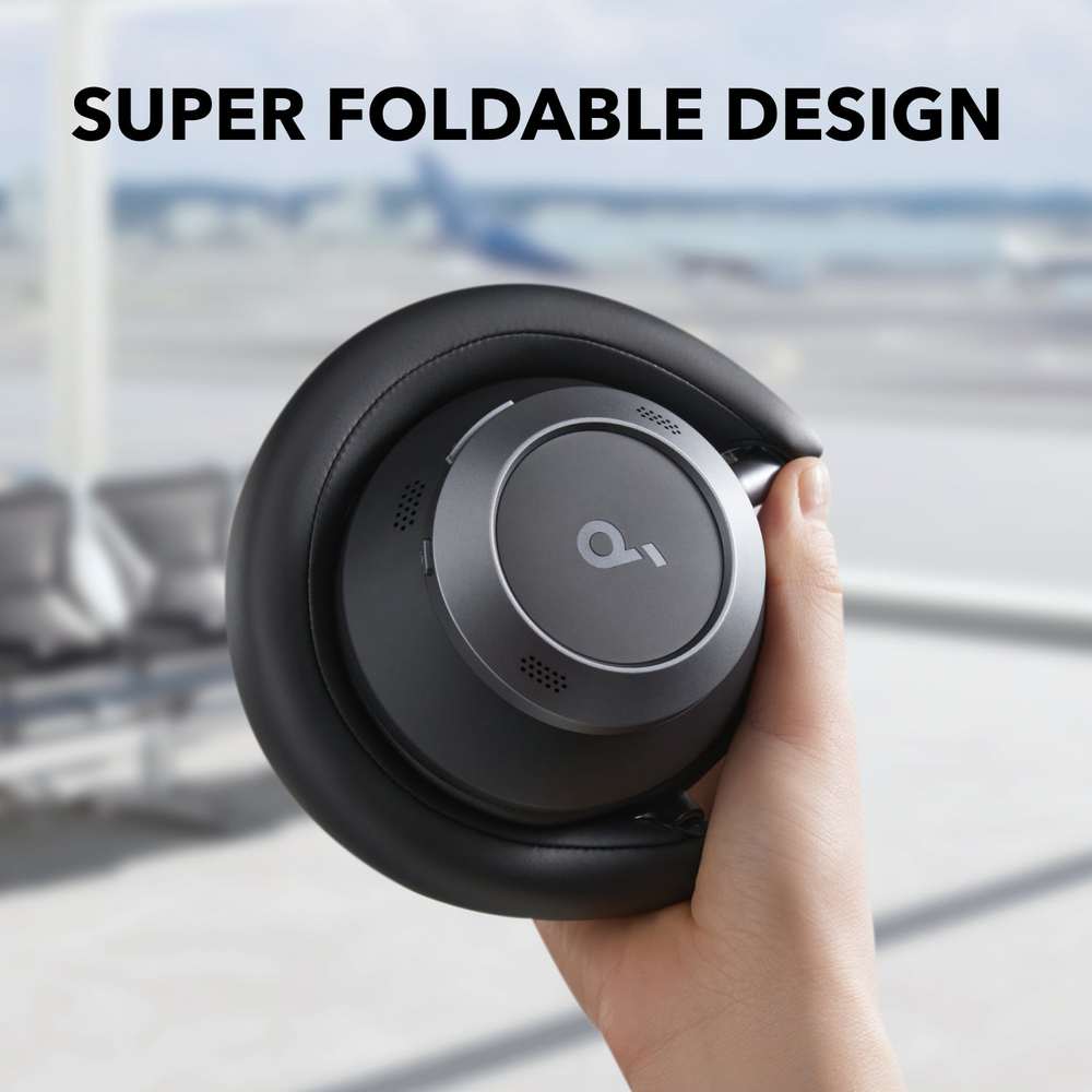 Soundcore Space One Pro Noise Cancelling Headphones - Black | A3062G11
