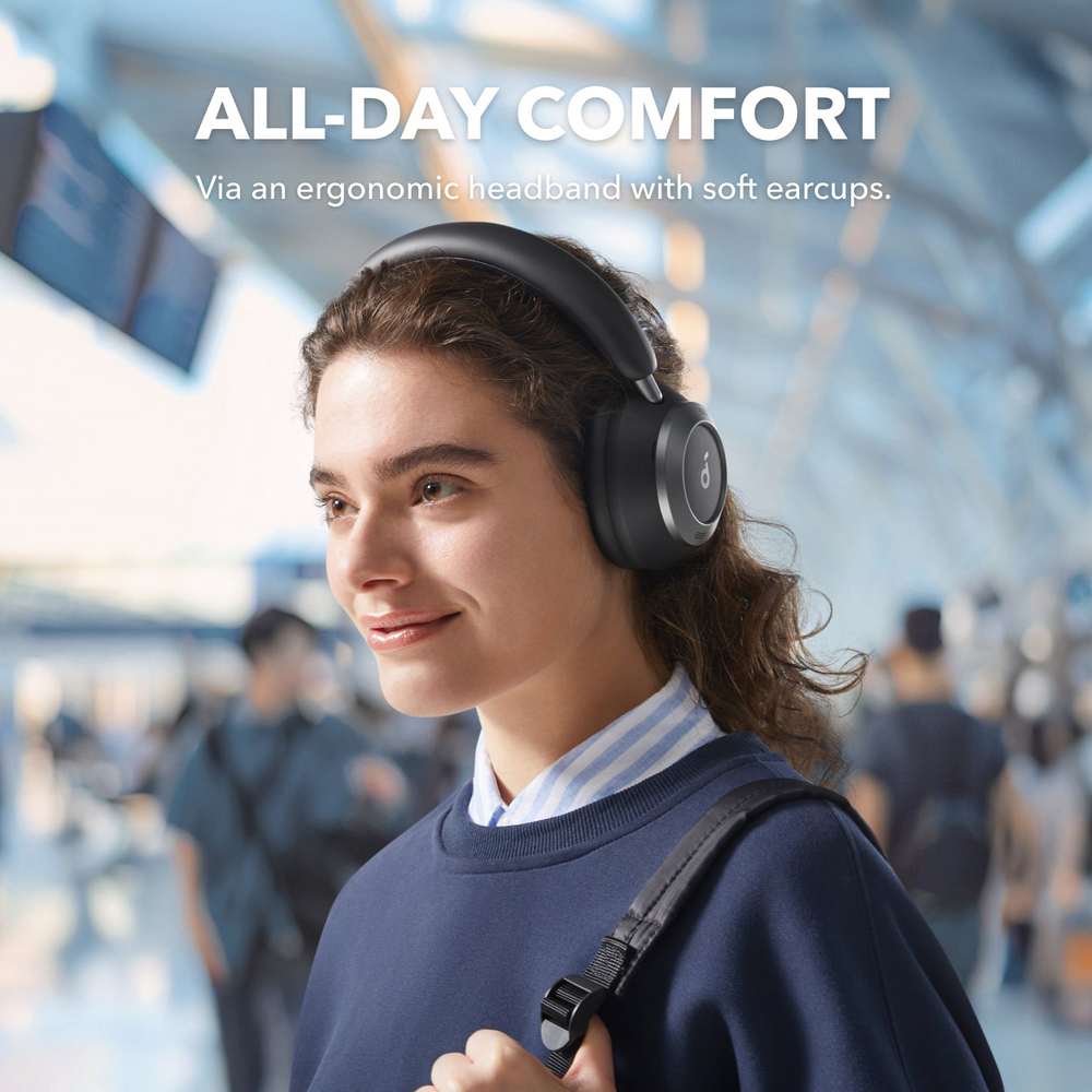 Soundcore Space One Pro Noise Cancelling Headphones - Black | A3062G11