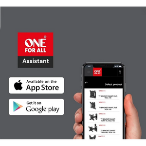 One For All Jumbo Tilting XL 42" - 120" Inch TV Wall Bracket | WM4920