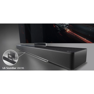 LG USC9S 3.1.3ch Soundbar with Wireless Subwoofer - Black | USC9S