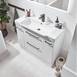 Roper Rhodes | Academy Vanity Units | 600 to 1000mm | Gloss White, Matt Derwent Blue, Gloss Agave
