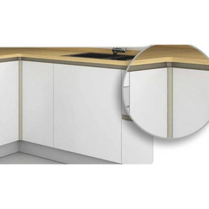 Corner Bar Hinge for Kitchen Corner Unit - Brushed Steel | 2908100