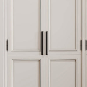 MVI Camden Kitchen Cabinet Door D Handle 160mm - Matt Black | 0400320