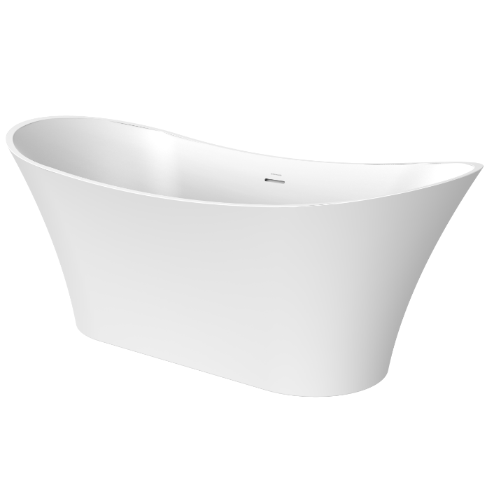 PARADIGM | Single & Double Ended Slipper Modern Freestanding Bath | 1660mm x 1700mm