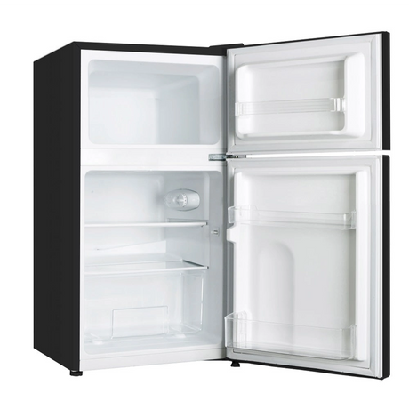 Powerpoint 85cm Top Mount Fridge Freezer - Black | P7531M/4BL-E