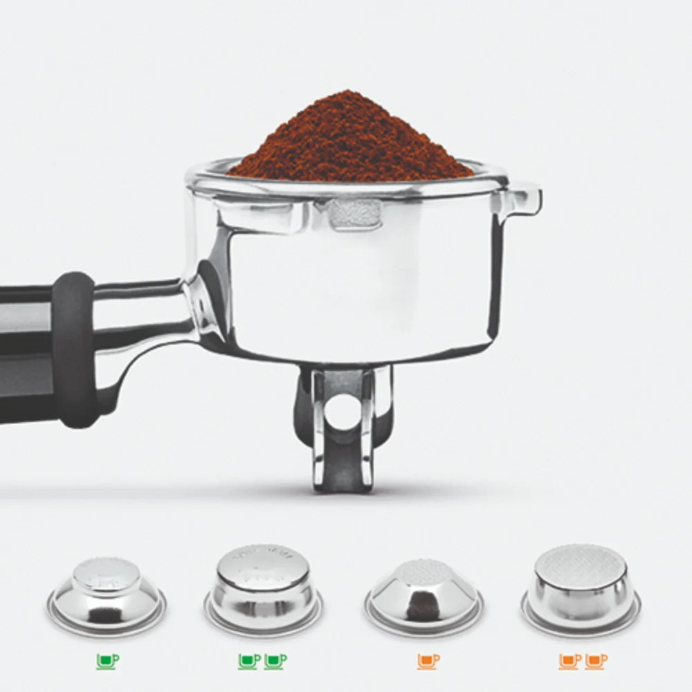 Sage The Bambino Plus Coffee Machine - Brushed Stainless Steel | SES500BSS4GUK1