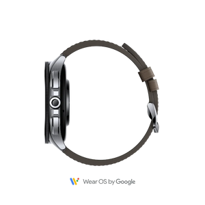 Xiaomi Watch 2 Pro Smart Watch with Brown Leather Strap - Silver | BHR7216GL