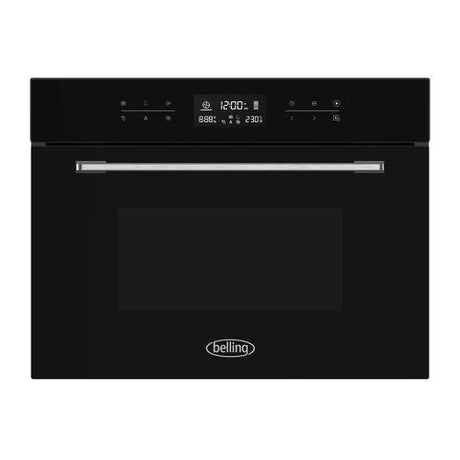 Belling BIMC45BK 44 Litre Built-In Combination Microwave with Grill and Fan Oven 900W - Black