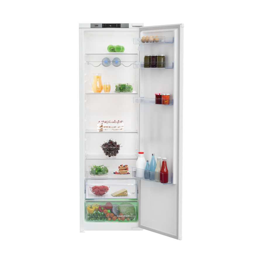 Beko Pro HarvestFresh Integrated Tall Larder Fridge with Sliding Hinge | BLSD4V577