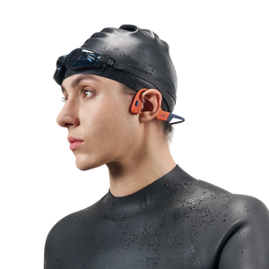 Aftershokz Shokz OpenSwim Pro Open Ear Waterproof Bluetooth Headphones - Red | 38-S711-ST-RD