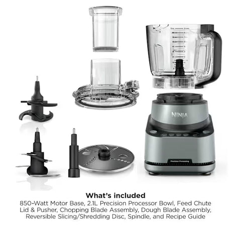 Ninja PrecisionPro Food Processor - Grey | BZ651UK