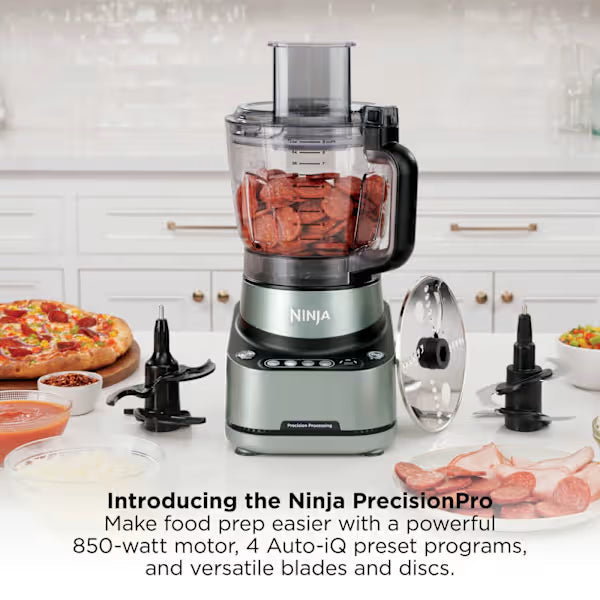 Ninja PrecisionPro Food Processor - Grey | BZ651UK