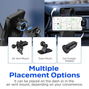 Energizer Magnetic In Car QI Wireless Phone Charger with Auto Grip Arms | ECA008