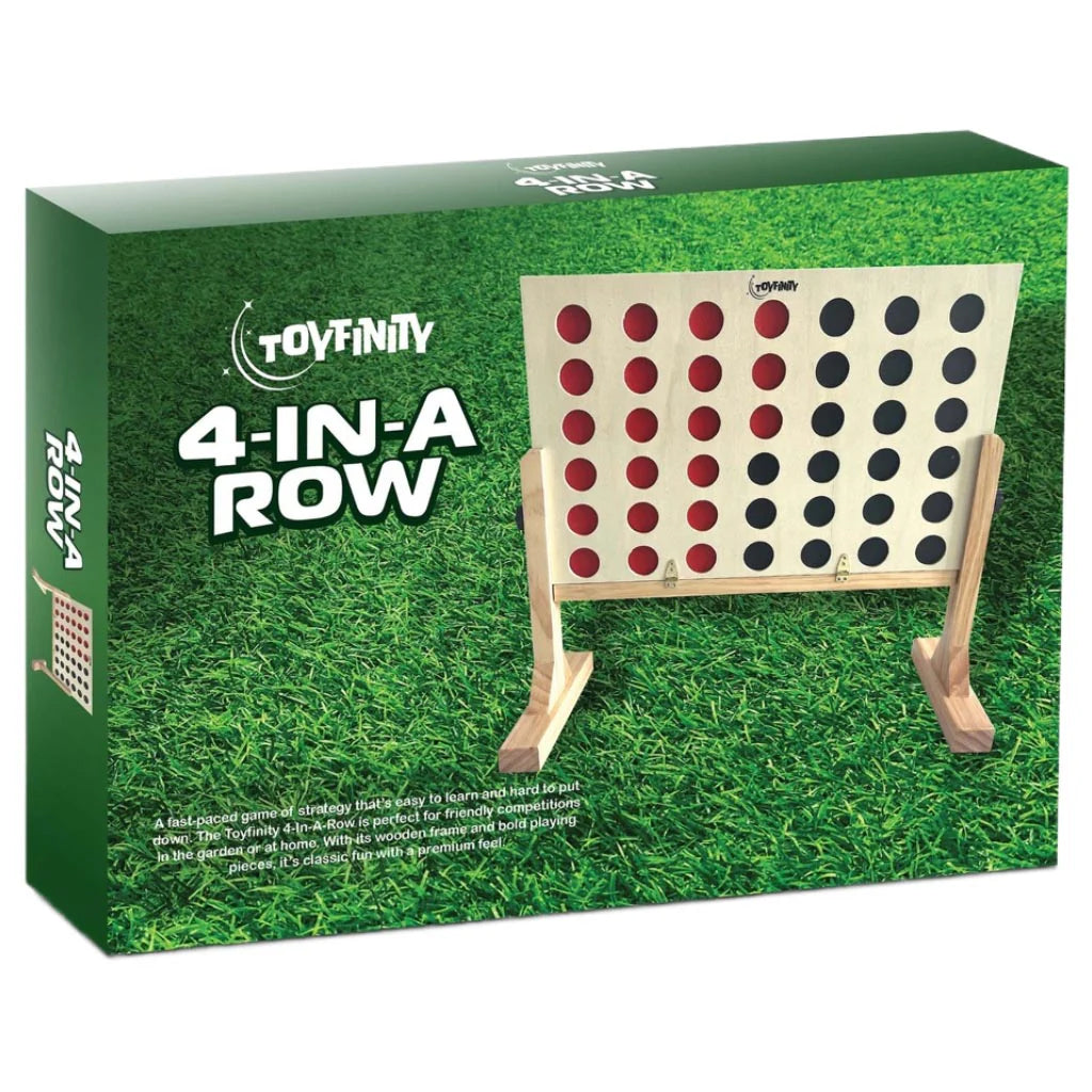 Toyfinity 4-In-A-Row Wooden Set | TFGG000201