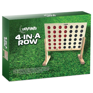 Toyfinity 4-In-A-Row Wooden Set | TFGG000201